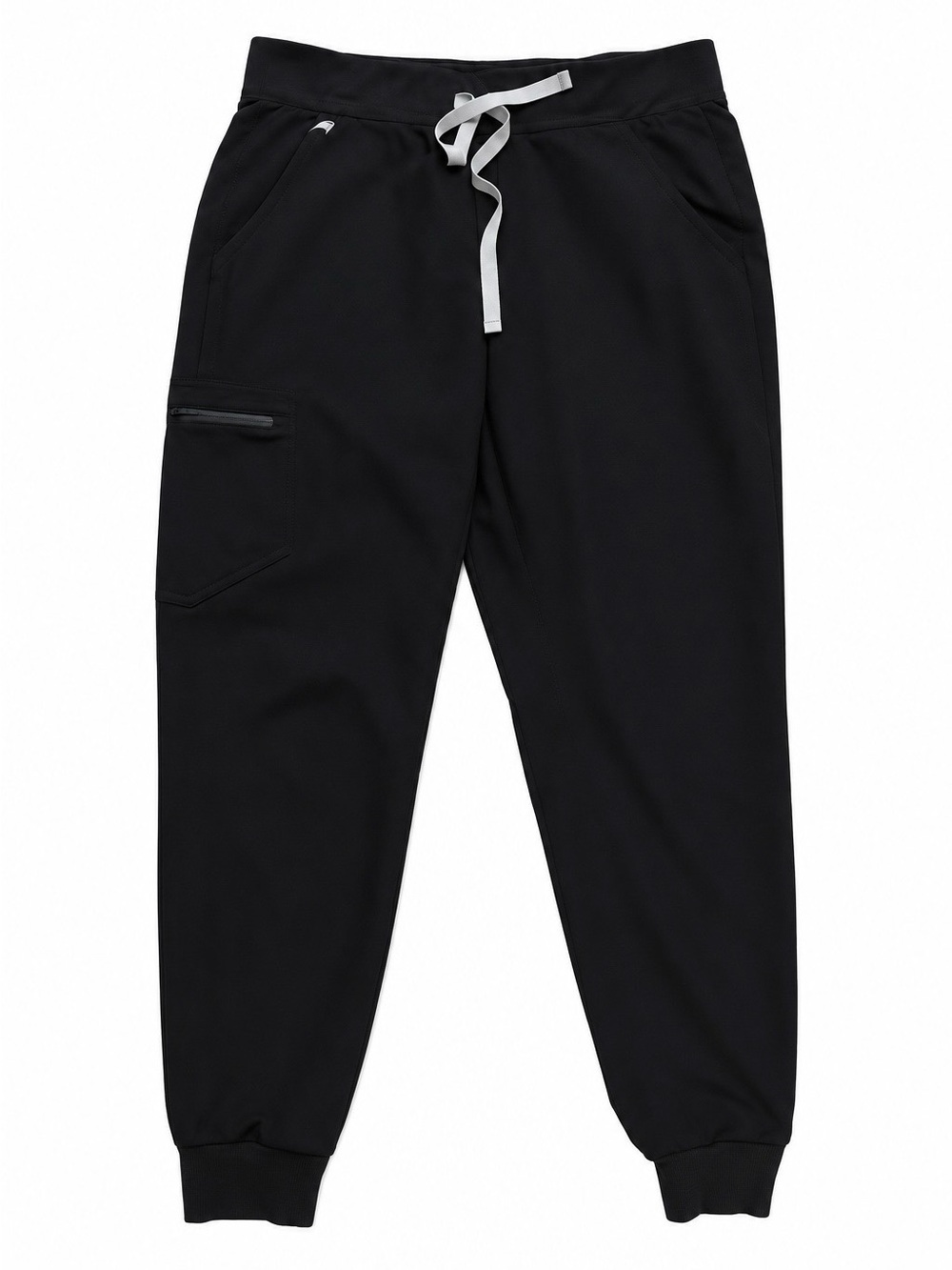 FIGS Zamora Jogger Scrub Pants Black Medical Pockets Size Medium